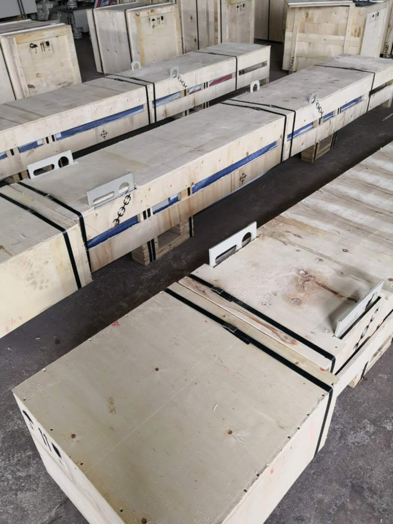 soot blower in crates